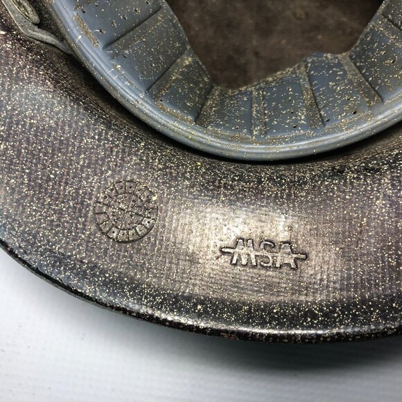 Vintage 1978 MSA Skull Guard Hard Hat Helmet Fiberglass - Picture 8 of 11